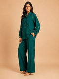 Emerald Green Embellished Co-ord Set